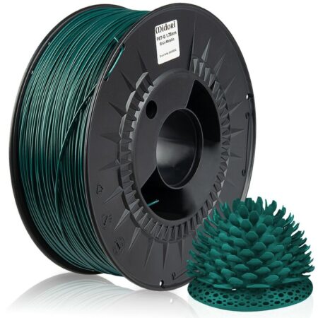 Midori - 5 x ® 3D Drucker 1,75mm petg Filament 1kg Spule Rolle Premium Grün Metallic - Grün Metallic