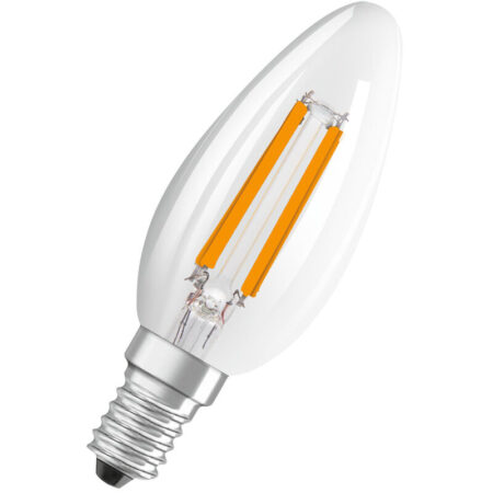 Osram - superstar+ classic b fil 40 LED-Lampe, E14, Minikerzenform, 2,9W, 470lm, 2700K, warmweißes Licht, dimmbar, LED-Filament-Technologie, sehr