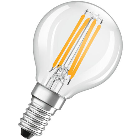 Osram - superstar+ classic p fil 40 LED-Lampe, E14, Miniballform, 2,5W, 470lm, 2700K, warmweißes Licht, LED-Filament-Technologie, sehr geringer