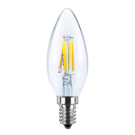 SEGULA LED-Kerzenlampe 24V E14 3W 927 Filament dim