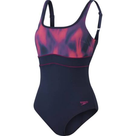 SPEEDO Damen Badeanzug SPDSCU C ECLIPSE PT 1PC AF NAVY/PURPLE