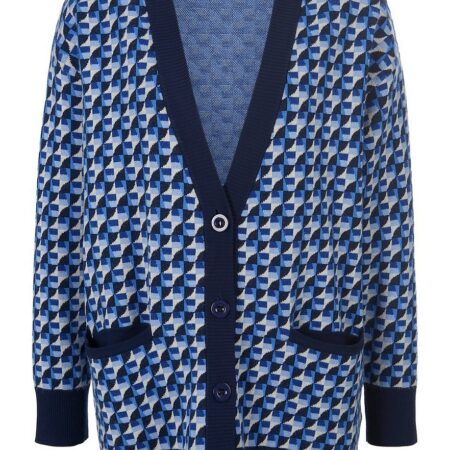 Saint Mignar - Strickjacke, blau, Gr. 36, Viskose