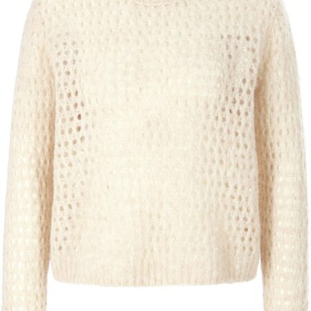 tRUE STANDARD - Rundhals-Pullover, beige, Gr. 38, Wolle