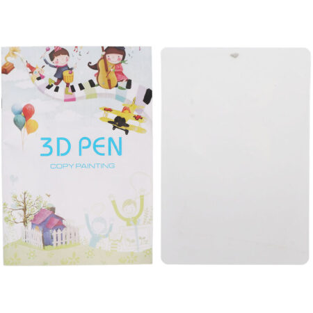 3D-Drucker-Zeichenpapier, bunt, 20 Blatt, 40 Muster, dickes Papier, 3D-Stift-Papierschablonen für Kinder, Familien-Teamarbeit - Eosnow