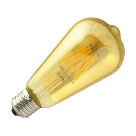 Jandei LED -Glühbirne ST64 Filament 6W E27 Blanca 2700k Gold
