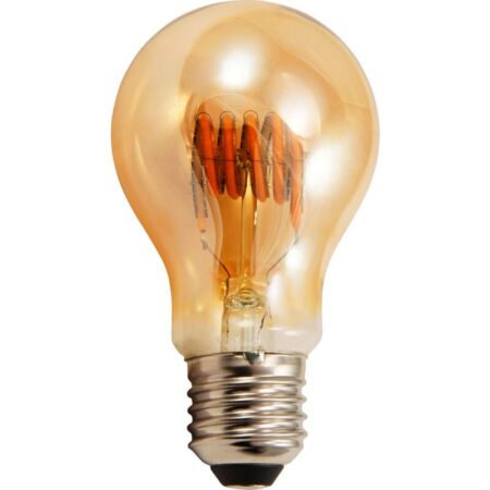 Led Filament Glühlampe Mcshine Retro E27, 6W, 490lm, goldenes Glas, dimmbar
