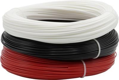 Renkforce RF-4738590 Filament PETG 1.75 mm 600 g Schwarz, Weiß, Rot 1 St. (RF-4738590)