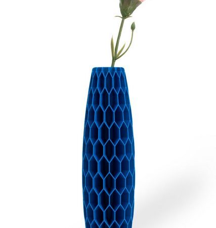 Shapes - Decorations Dekovase Tower Five - Exclusive by Martin Žampach, Vase, 10 Farben, 3D-Druck (Einzelmodell, Vase mit Borosilikatglas zur Nutzung mit Wasser), Wasserdicht, Leichte Struktur innerhalb des Materials (Rillung)