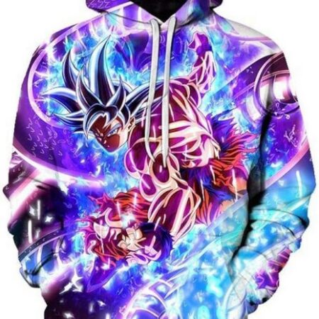 UE Stock Kapuzenpullover Unisex 3D Hoodie Anime Dragon Ball Druck Kapuzenpullover Sweatshirt