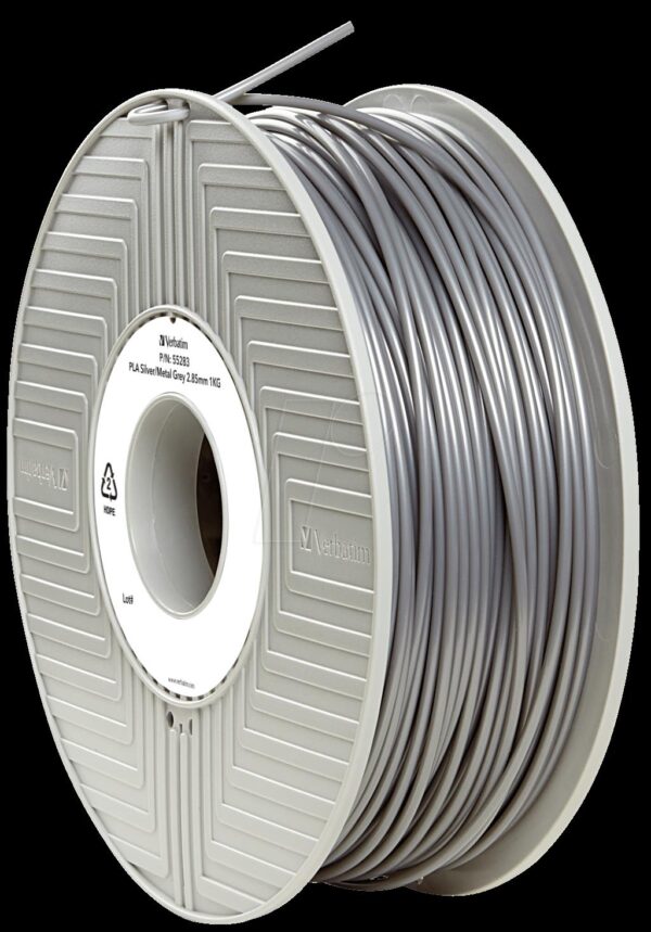 Verbatim - Silber, RAL 9006 - 1 kg - m 126 - PLA-Filament (3D) (55329)